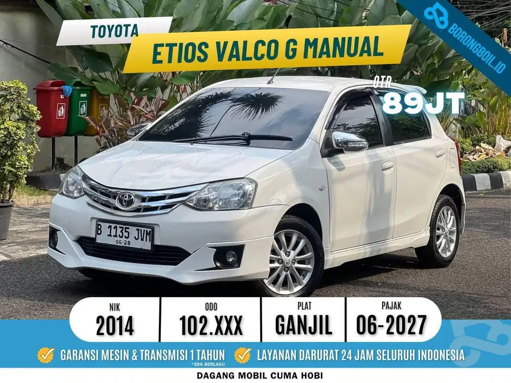 Toyota Etios G Valco MANUAL 2014 Putih