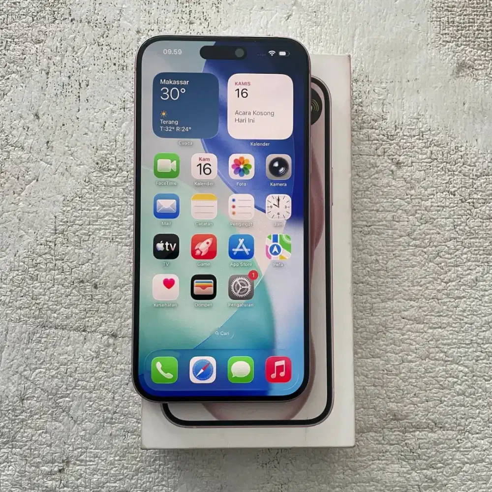iPhone 15 Plus iBox Warna Pink 128GB