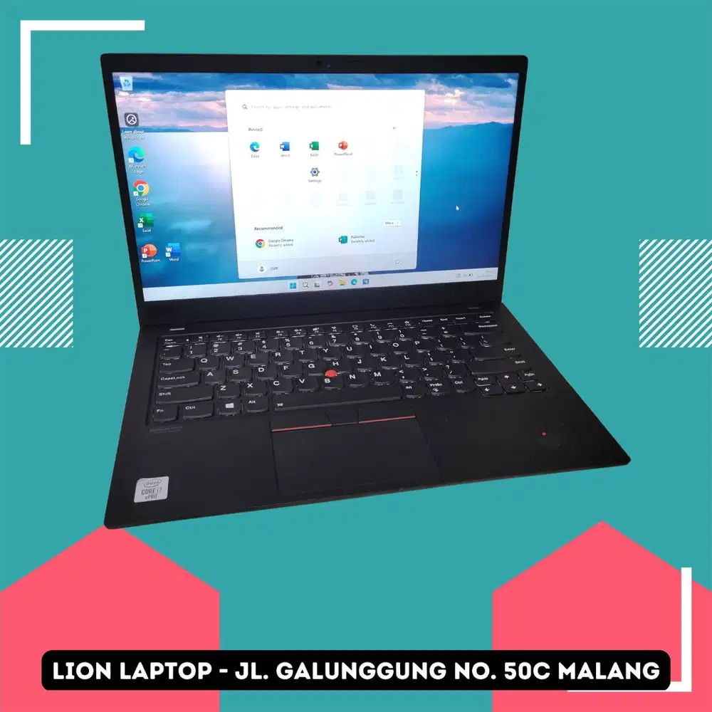 RAM 16GB Core i7 Gen 10 Slim Lenovo Thinkpad X1 Carbon [16|07]