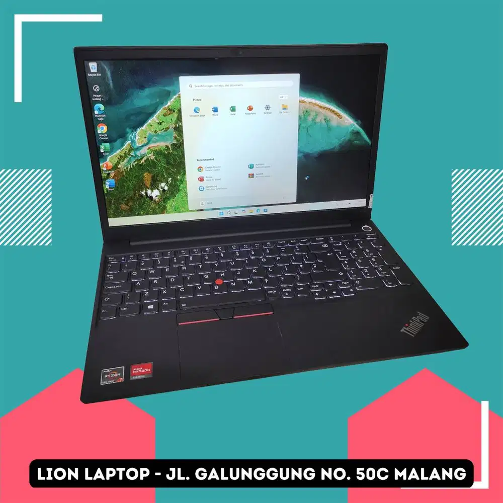 Gaming/Editing AMD Ryzen 7 RAM 8GB Lenovo Thinkpad E15 [16|07]
