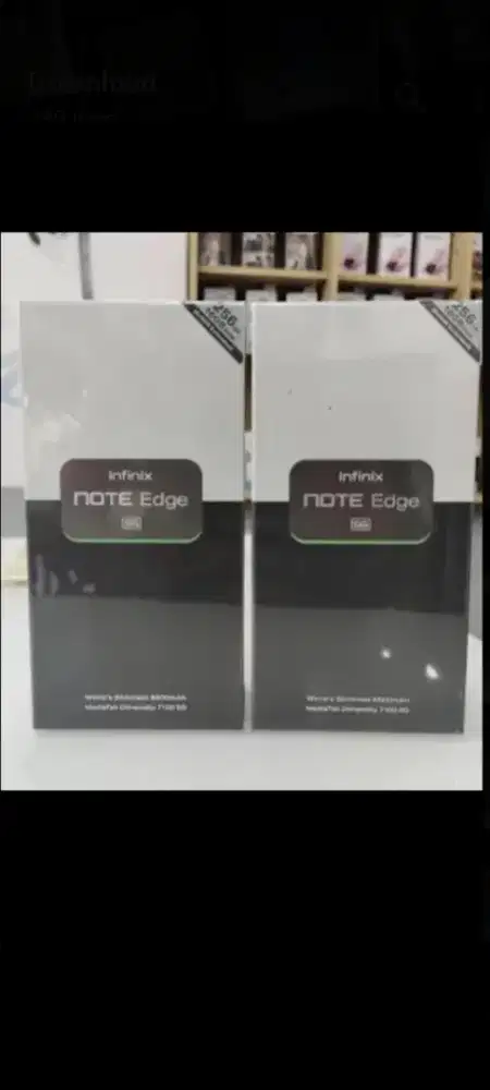 Infinix note edge 5G 8/256 layar lengkung