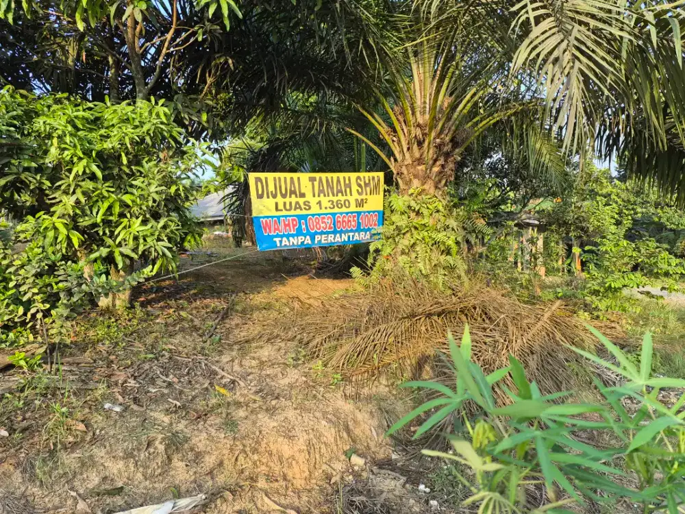 Di jual lahan luas 1367 meter persegi