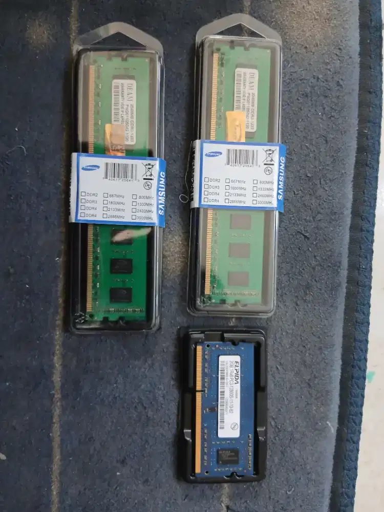 Ram ddr3  2 gb pc 1333 x 2 dan ram.laptop 2 gb