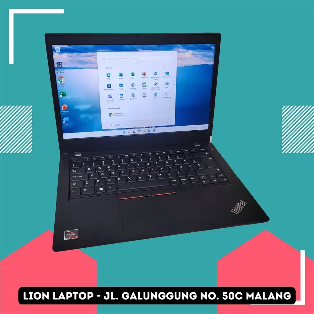 Gaming/Editing AMD Ryzen 5 PRO 8/256 MULUS Lenovo Thinkpad L14 [16|07]