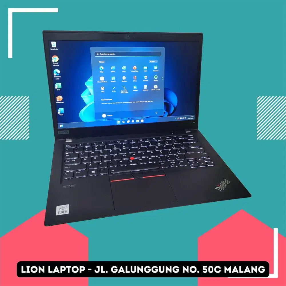 RAM 16GB Core i7 Gen 10 Slim SSD 256GB Lenovo Thinkpad T14S [16|07]