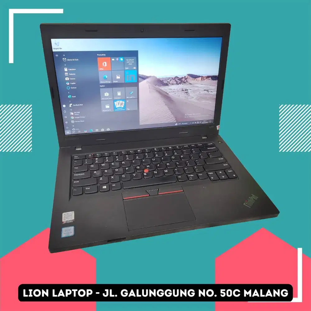 Double VGA Core i5 RAM 8 SSD Lenovo Thinkpad L470 [16|07]