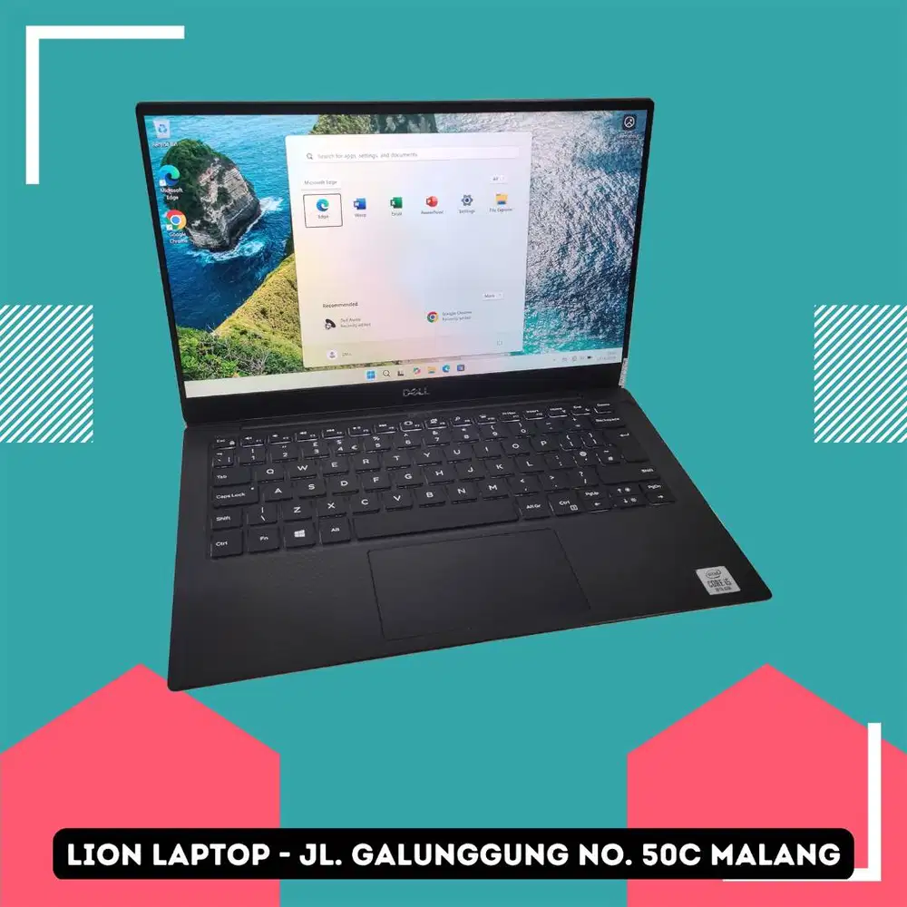 Slim & Ringan Core i5 gen 10 RAM 8 SSD 256 DELL XPS 13 7390 [16|07]
