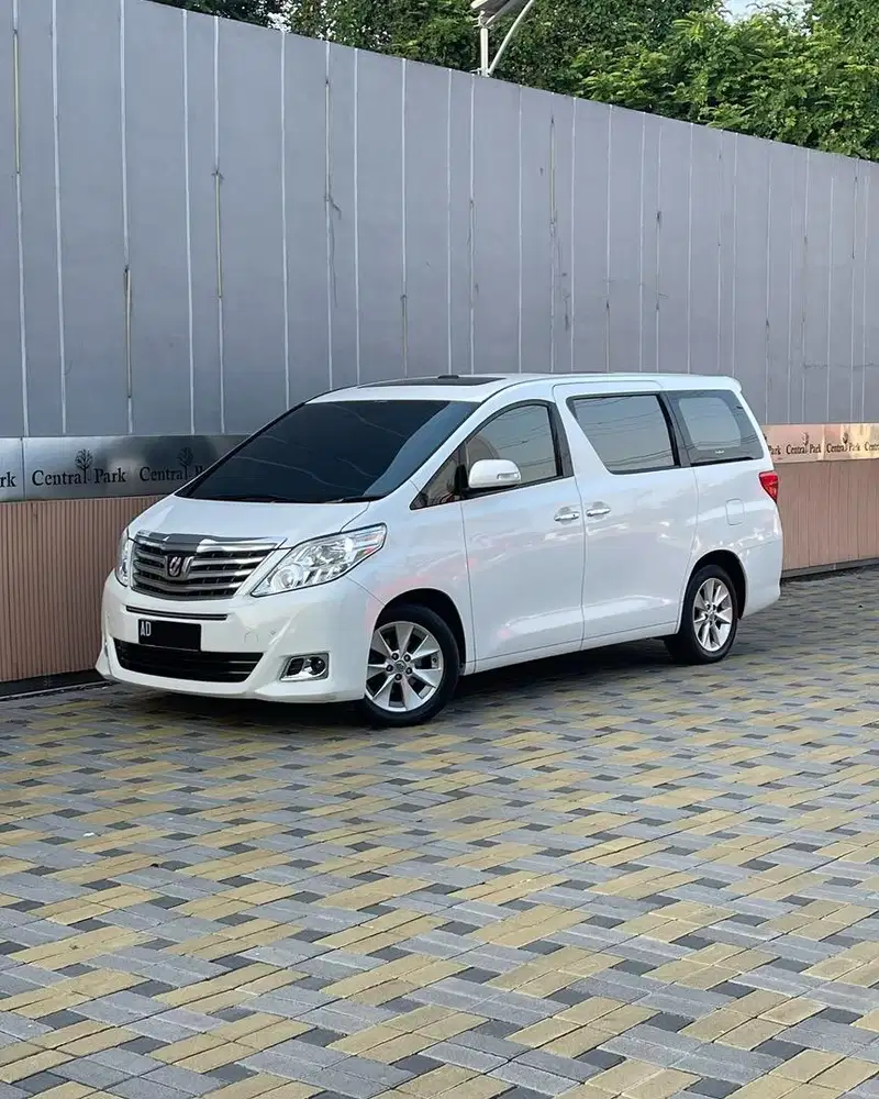 Alphard G Atpm 2013 Putih Istimewa Facelift