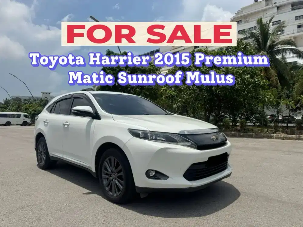 Dijual Toyota Harrier Premium 2015 Matic Kondisi Super Mulus Istimewa