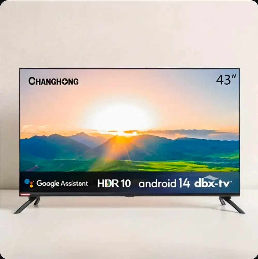 TV Changhong Android 43 inci - Bening normal