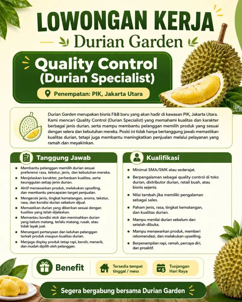 Quality Control (Durian)