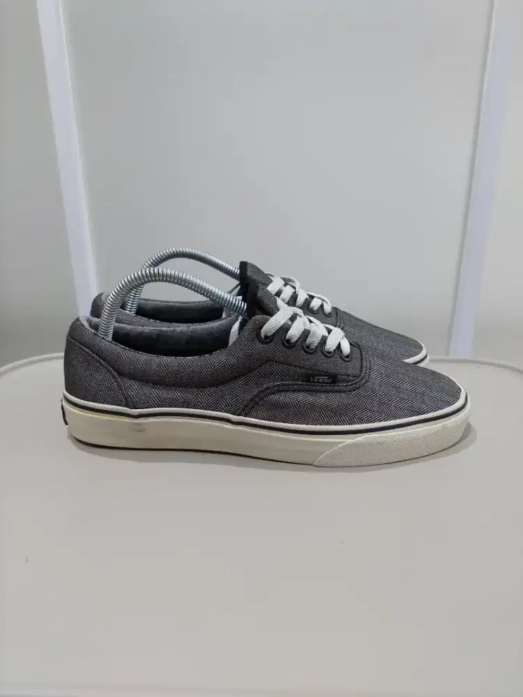 Vans Era Classic Mono Grey (Herringbone) - Size 40