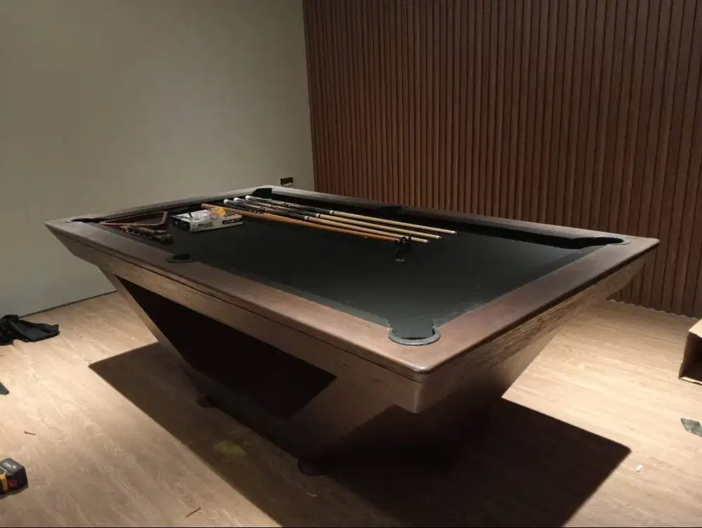 Meja Billiard Custom Minnova 9 Feet 8 Feet 7 Feet Kaki Kapal
