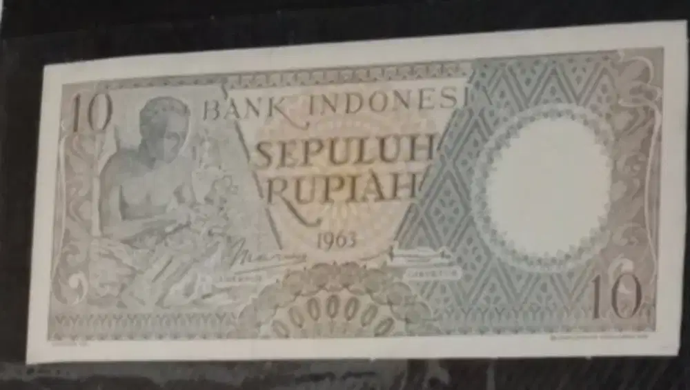 Uang kertas lama tahun 1963