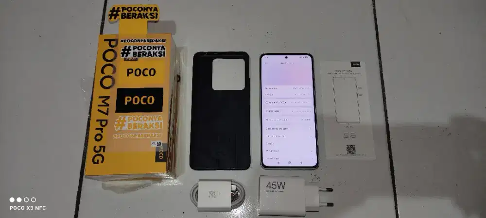 Jual Poco M7 Pro Fullset Pemakaian baru 2.5 bulan