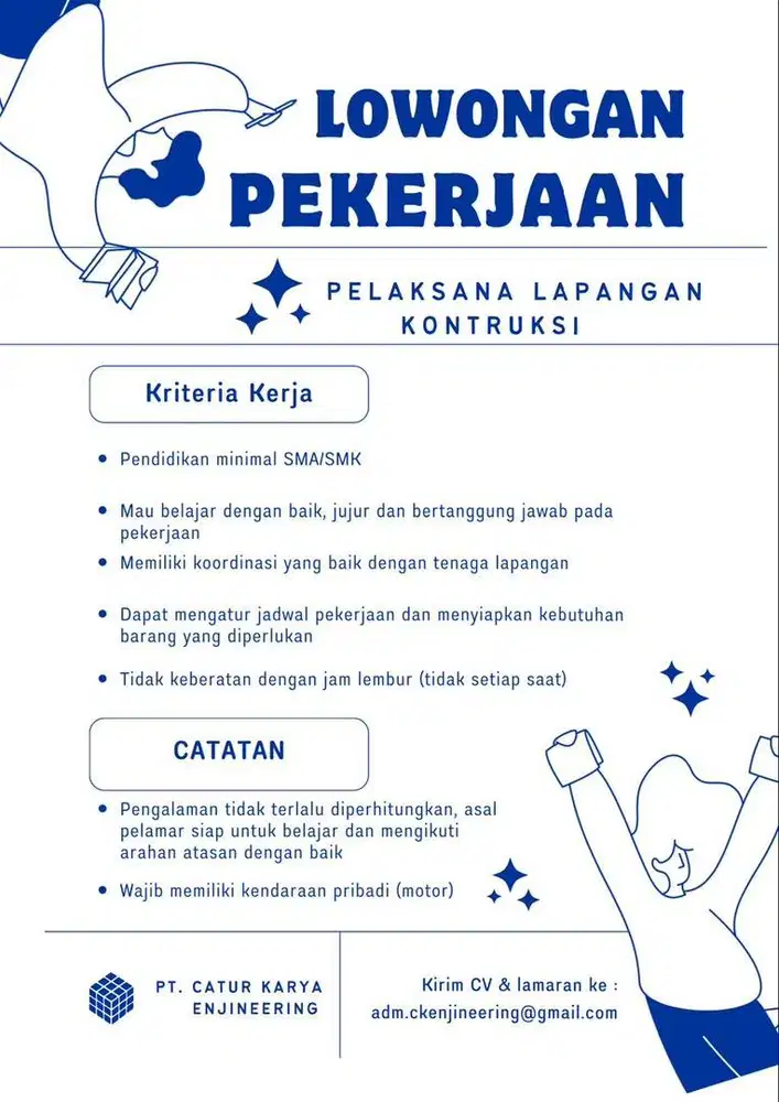 Lowongan kerja pelaksana lapangan
