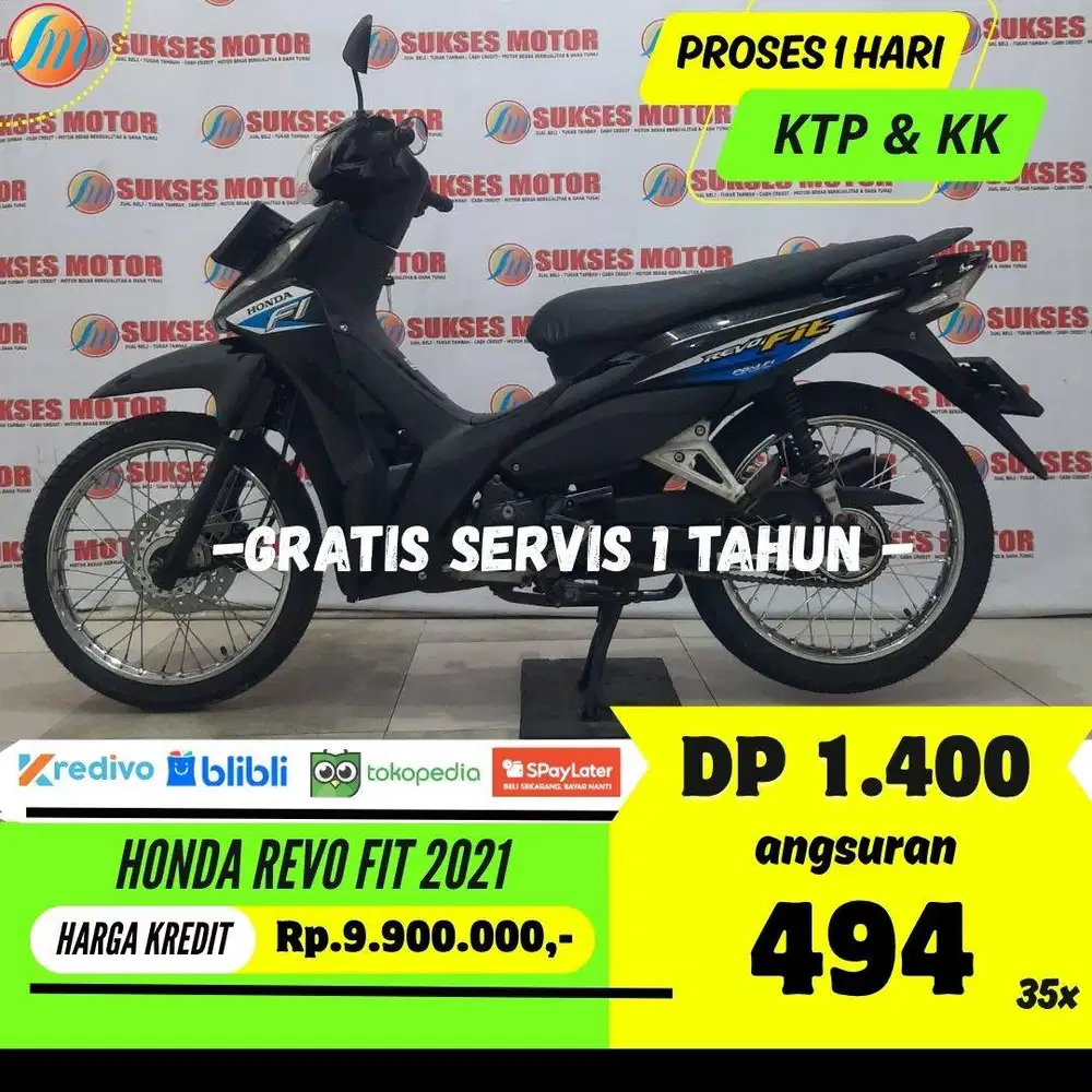 HONDA REVO FIT 2021 BISA KREDIT MURAH ANGSURAN SANGAT RINGAN