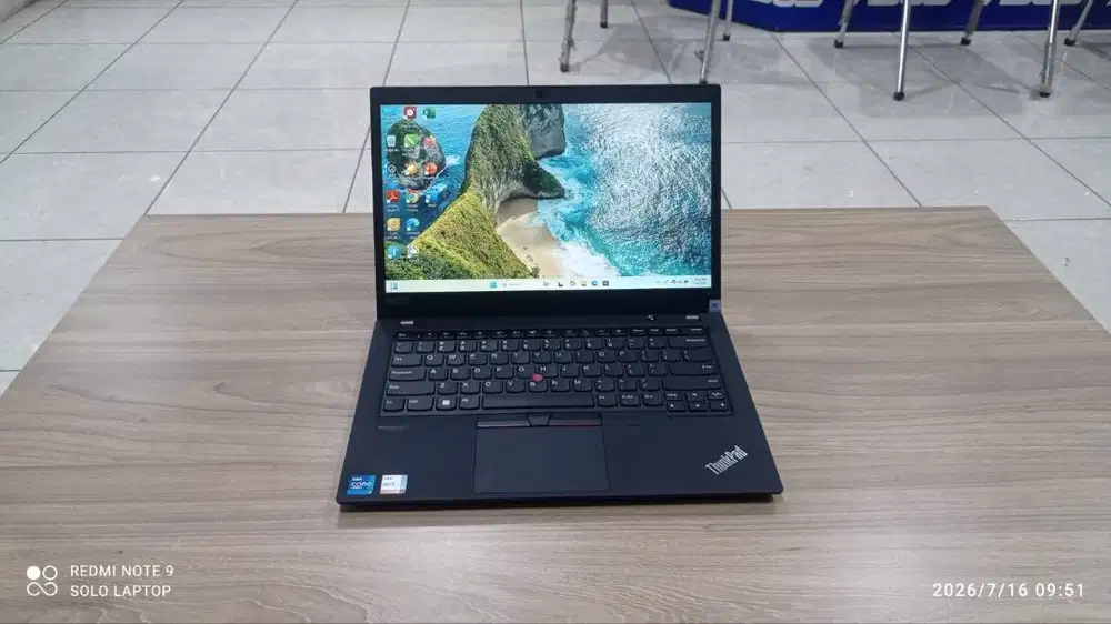 LENOVO THINKPAD T14 CORE i7 GEN 11 RAM 16GB VGA IRIS XE ISTIMEWA LIKE
