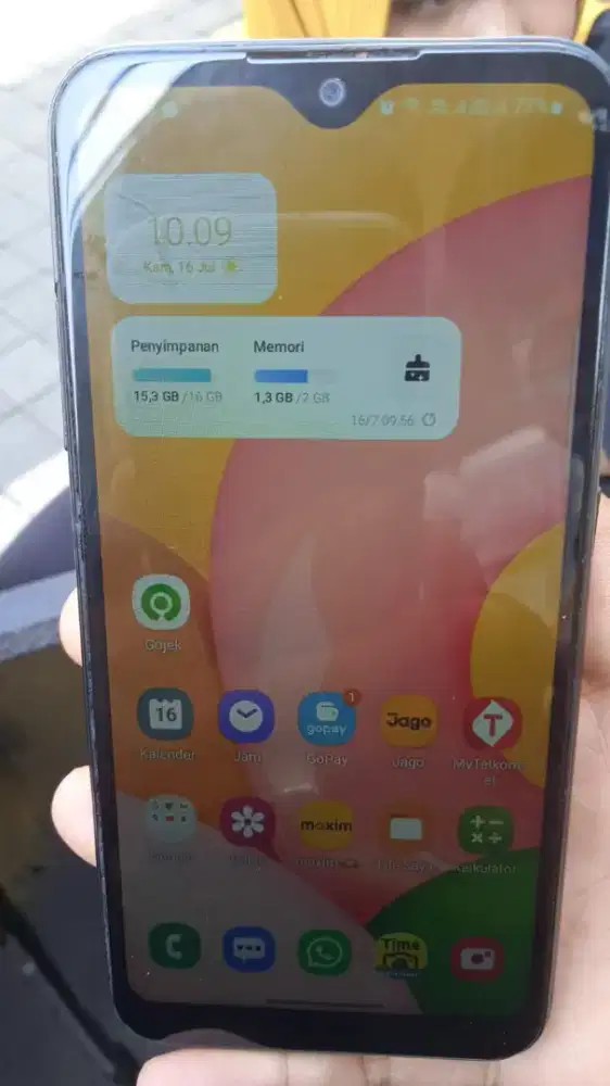 Samsung A01 2/32 Black batangan Resmi Samsung