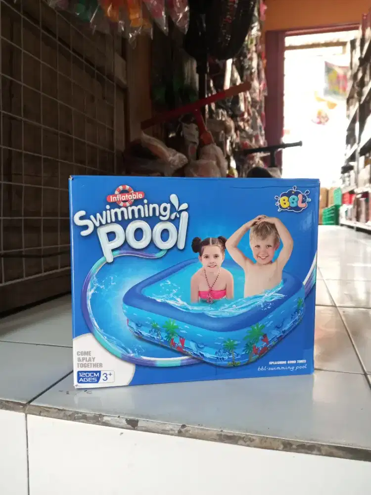 Mainan anak kolam renang pompa 120cm