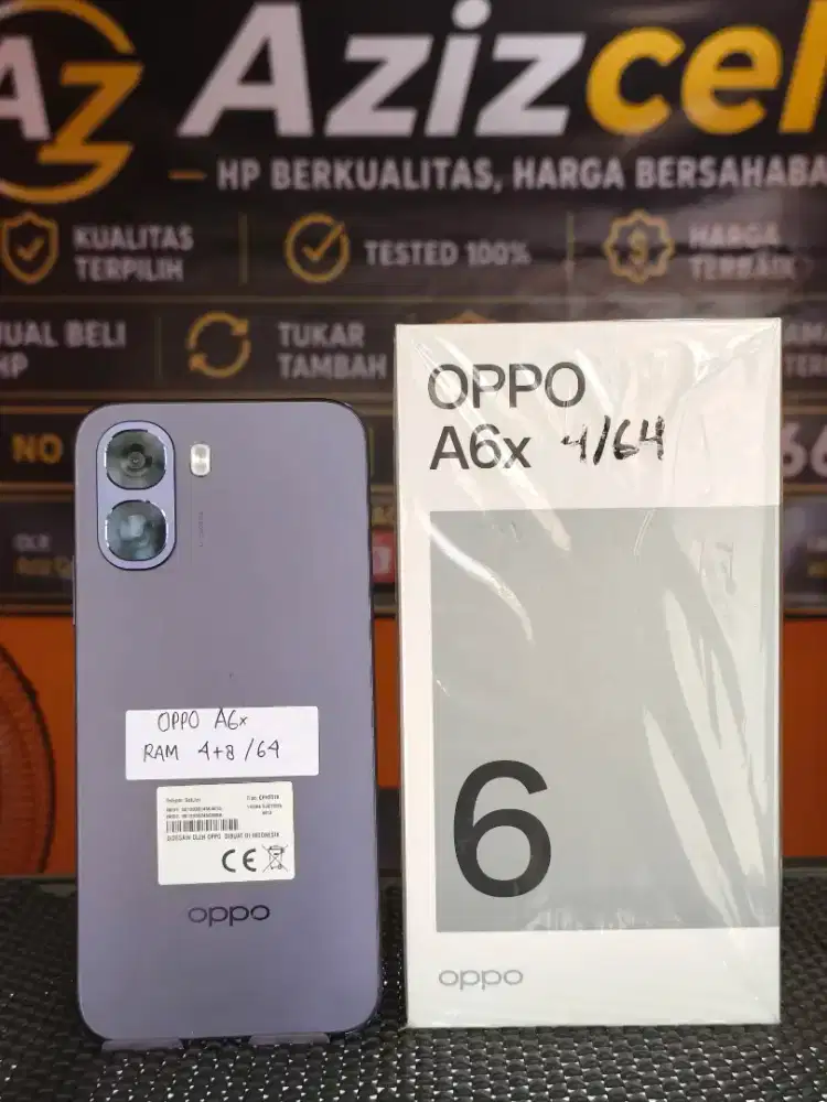 OPPO A6x RAM 4+8/64