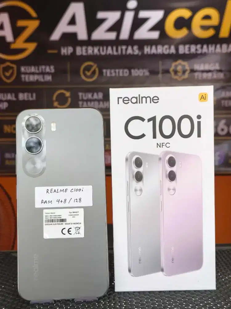 REALME C100i RAM 4+4/128