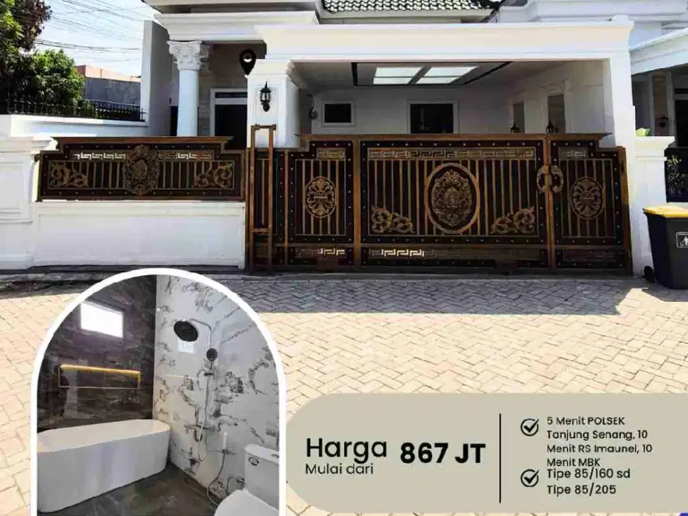 DI JUAL RUMAH MEWAH RAFFLI AMMAR TANJUNG SENENG BANDAR LAMPUNG