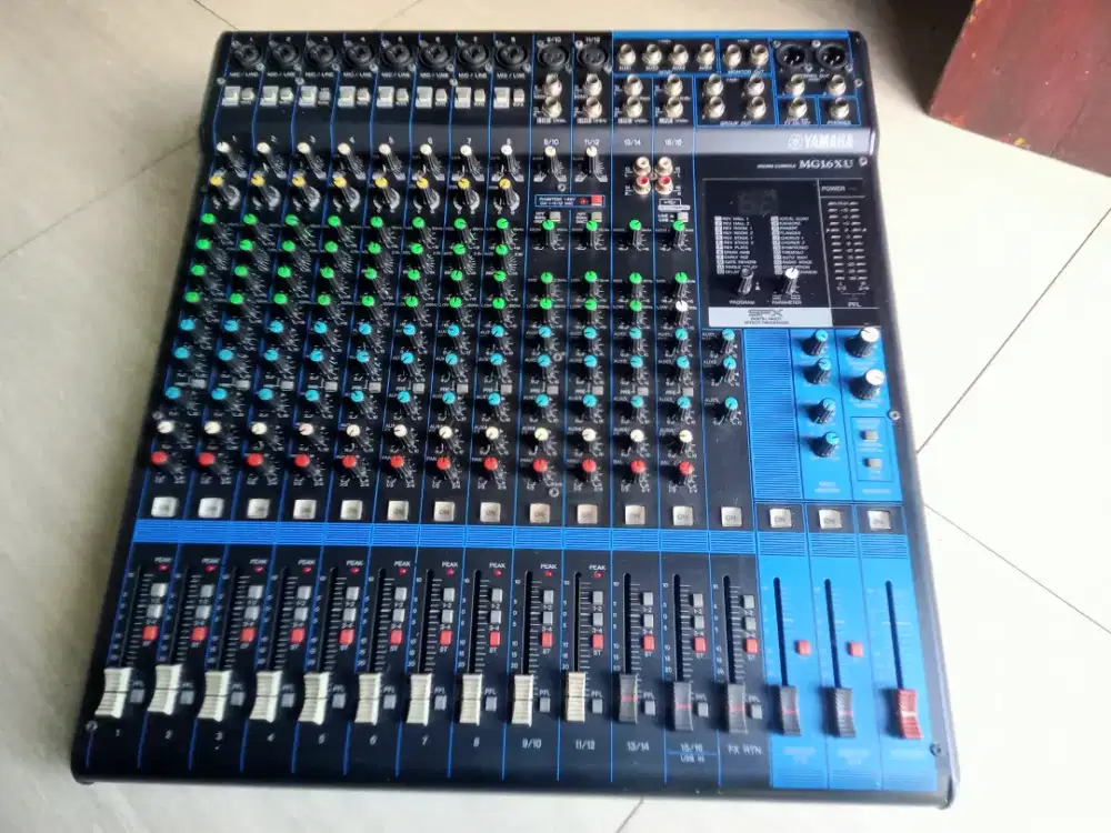 MIXER YAMAHA MG 16 XU MADE IN INDONESIA