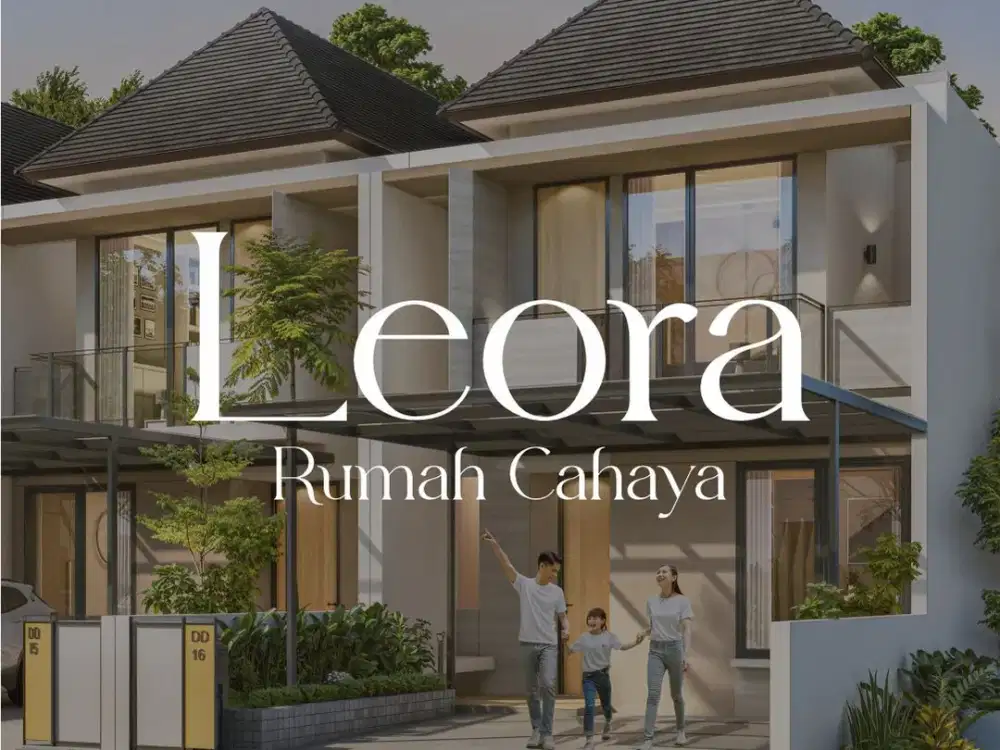 Rumah Mewah 2 Lantai Tipe Leora di Grand Sharon Bandung, Desain Aesthetic & Sehat