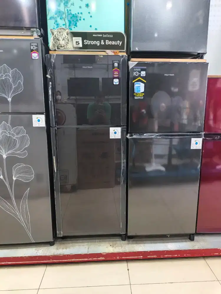 KULKAS 2 PINTU POLYTRON PROMO KREDIT BUNGA RINGAN