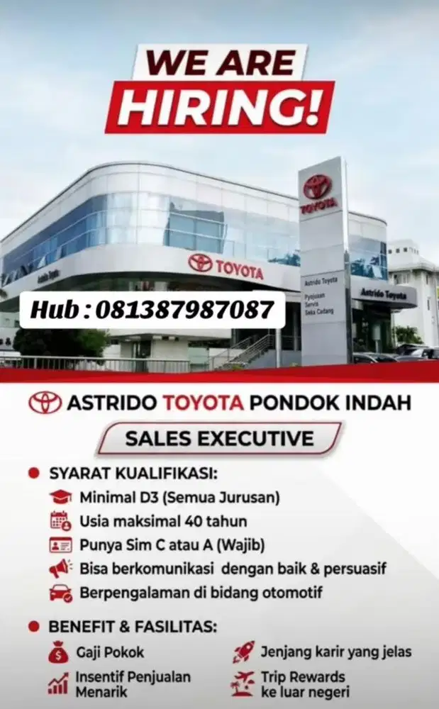LOWONGAN PEKERJAAN SALES