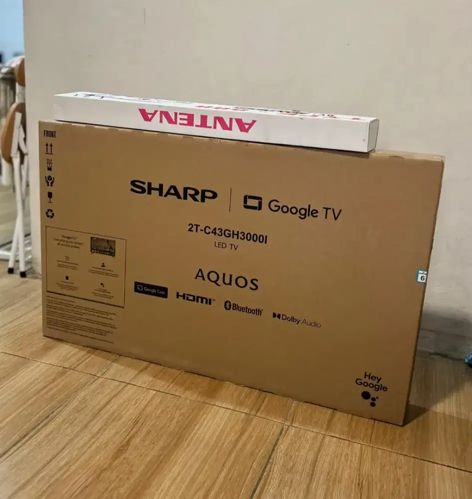 TV Sharp Aquos 43 inch kondisi baru