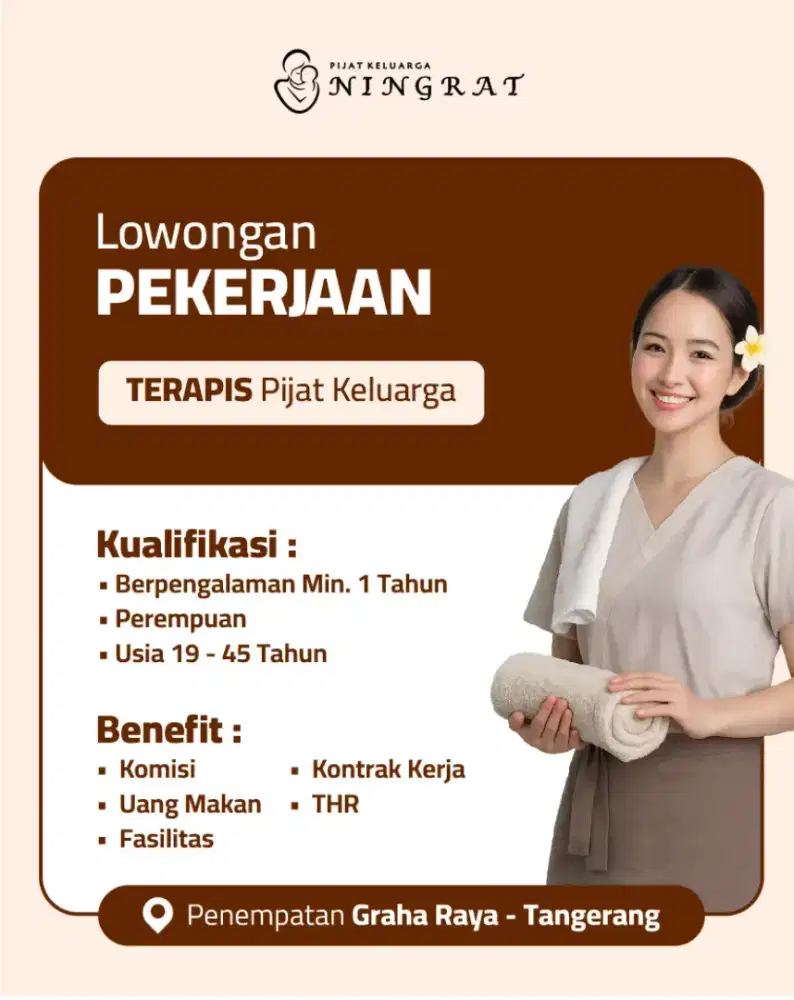Dibutuhkan segera Terapis