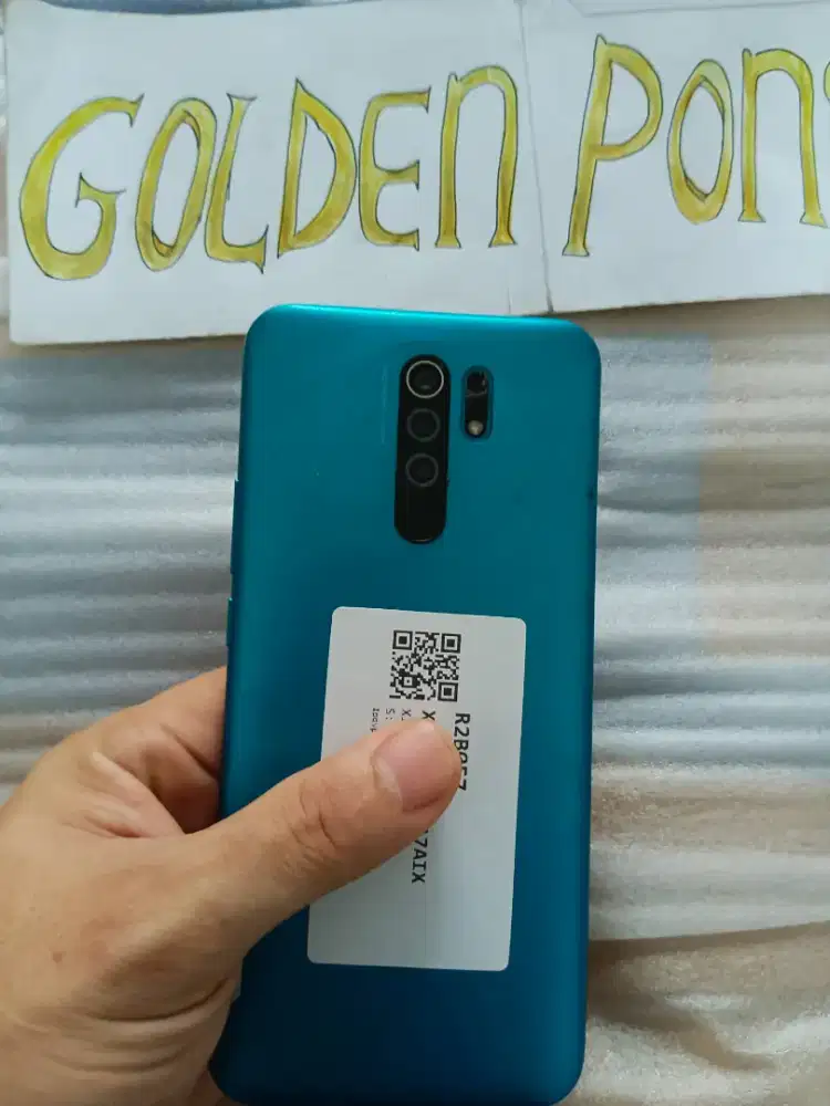 Redmi 9 Ocean Green 64Gb/Ram5Gb(4Gb+1Gb)Golden Ponsel