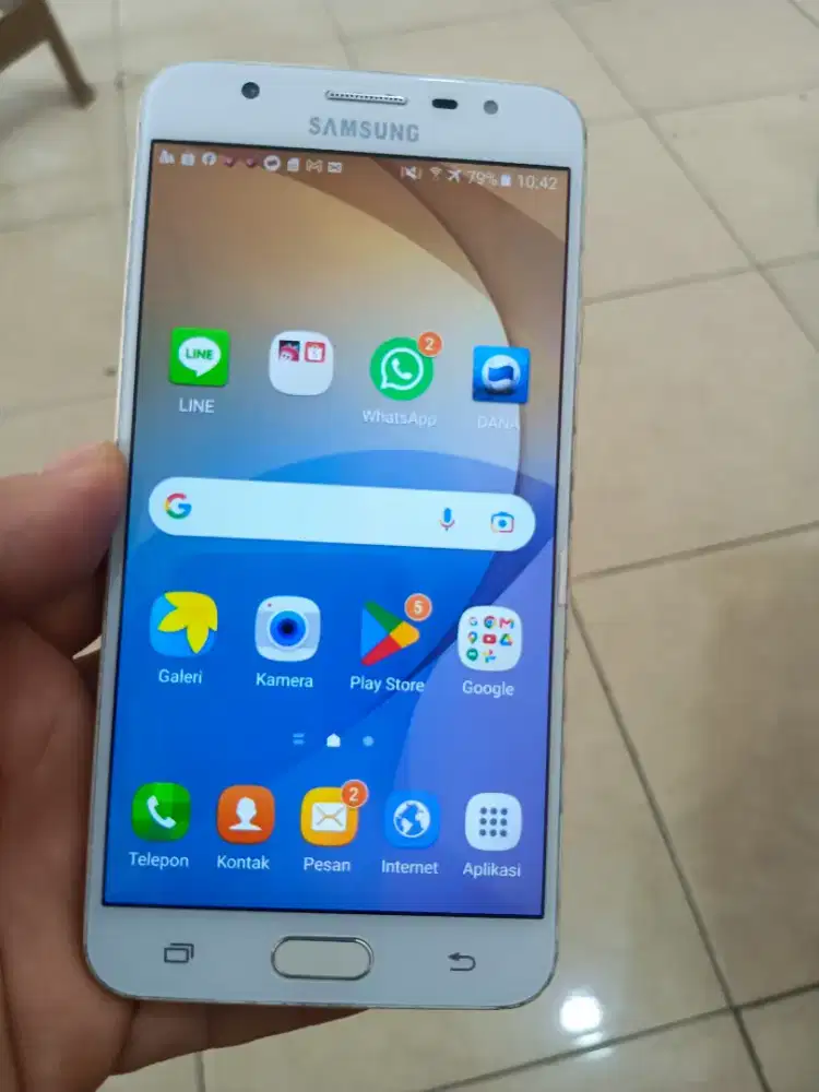 Galaxy J7 Prime (32Gb/Ram3Gb/Finger)Golden Ponsel