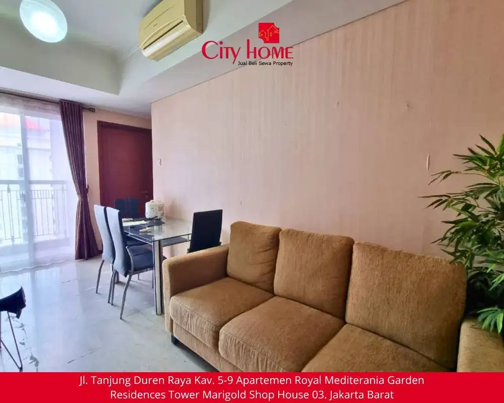 Disewakan apartemen Royal Type 2 bed room furnished