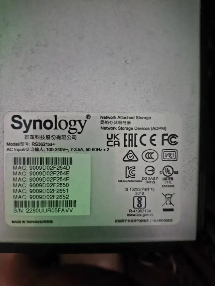 Synology RS3621xs+