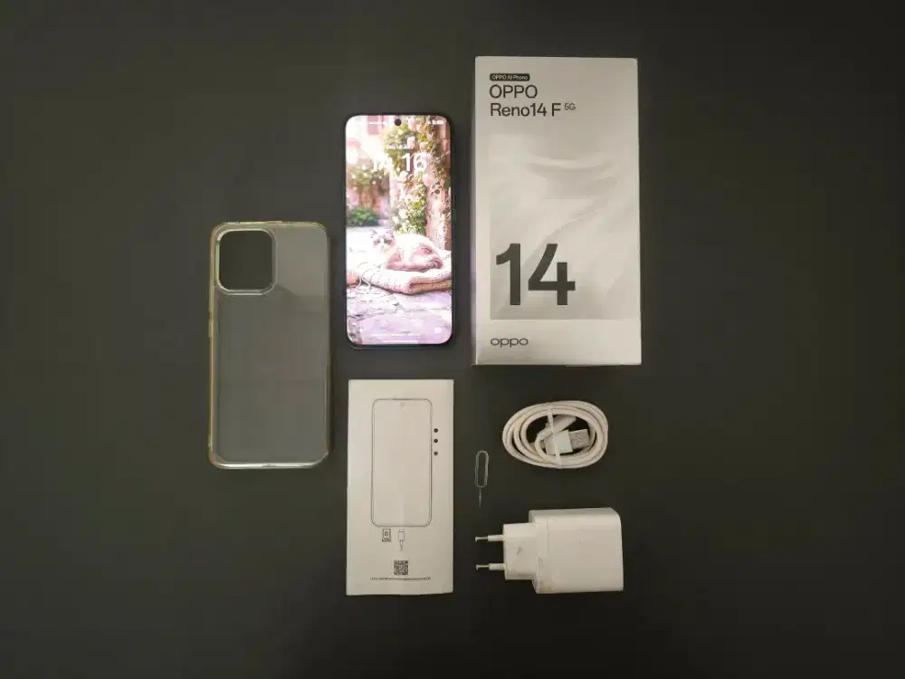 Oppo Reno 14F 5G 12/512 - Fullset, Ex Garansi Resmi