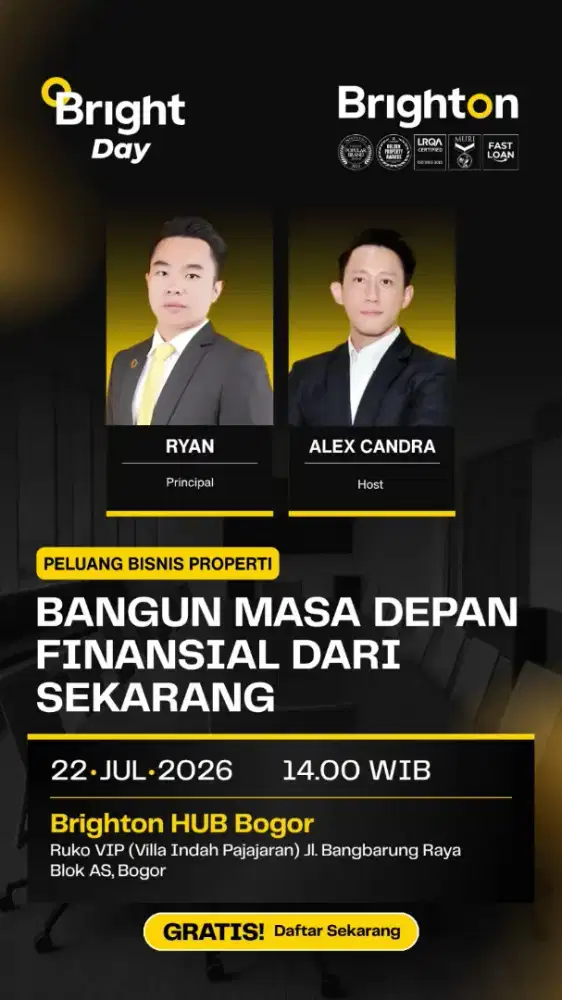 Bisnis Property dengan peluang komisi ratusan juta.