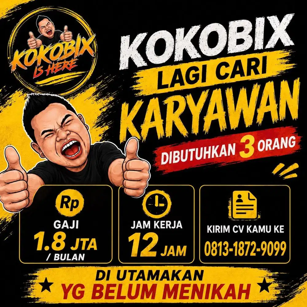 Waitress, kokobix team (butuh cepat)