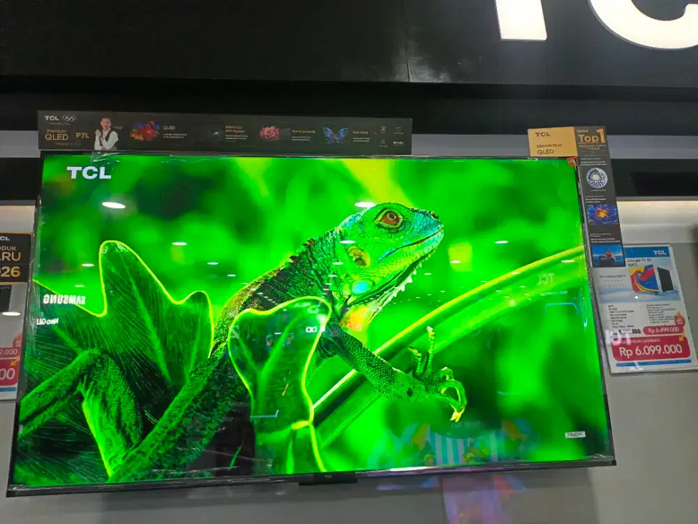 Kredit led TV tcl 50 inc QLED promo DP mulai 0