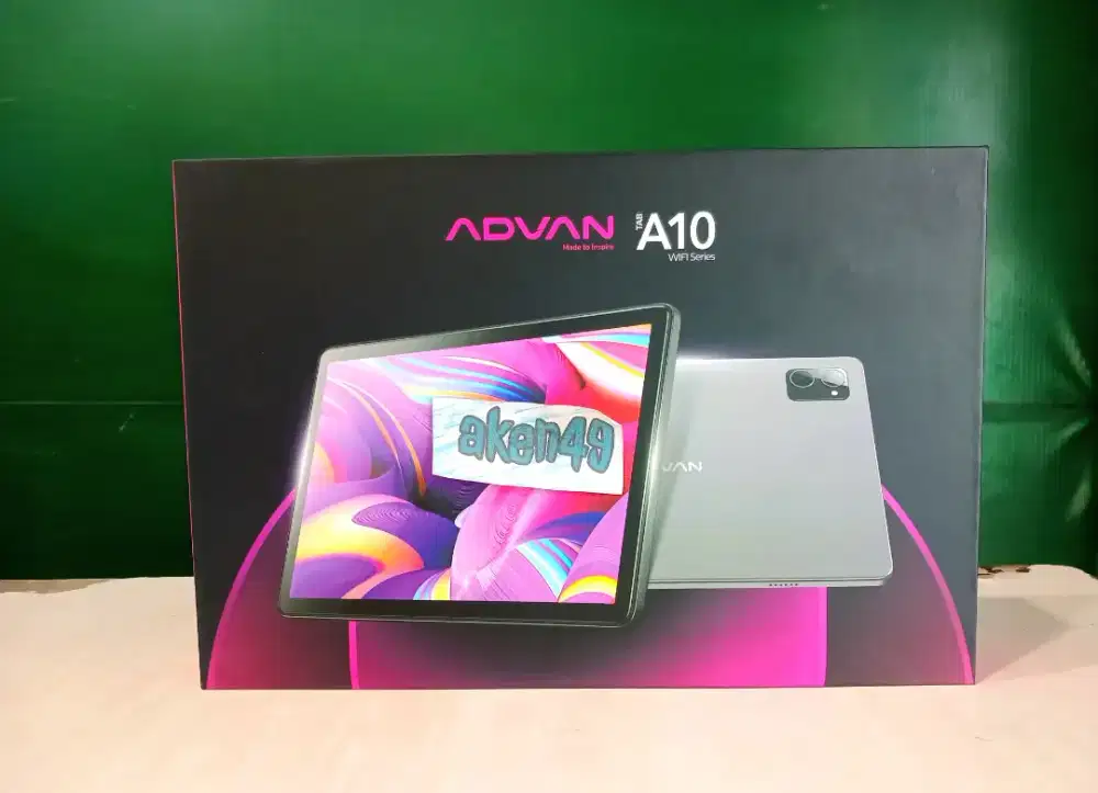 Advan Tab A10 Wifi 4GB 64Gb Layar 10inch  5000mAh USB C Free Casing