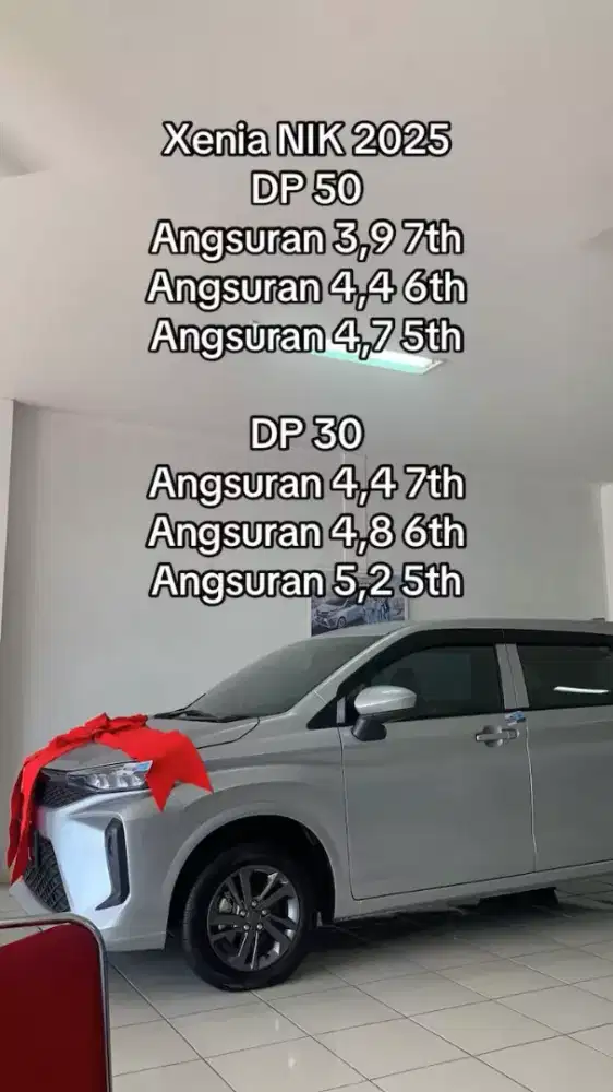XENIA NIK 2025 unit baru