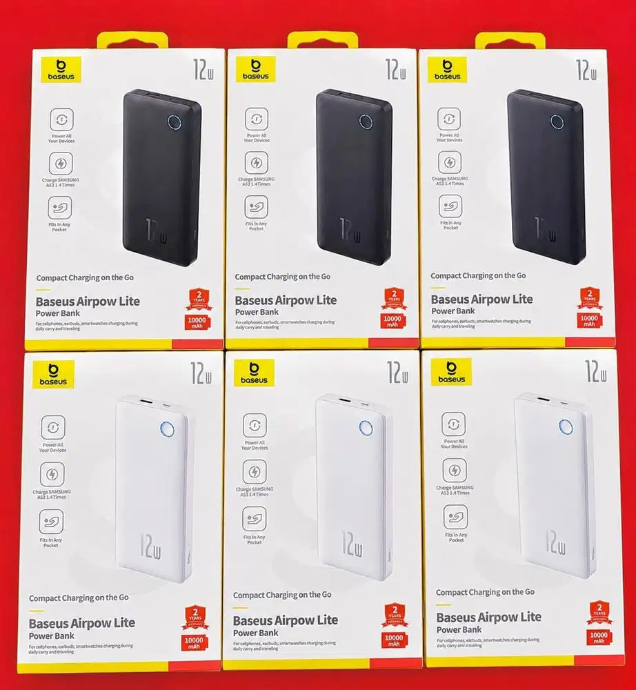 powerbank baseus airpow lite 10.000mah original