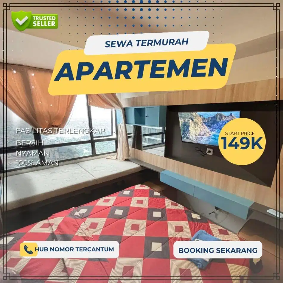 Apartemen Collins Boulevard Sewa Harian/Transit Termurah Tangerang