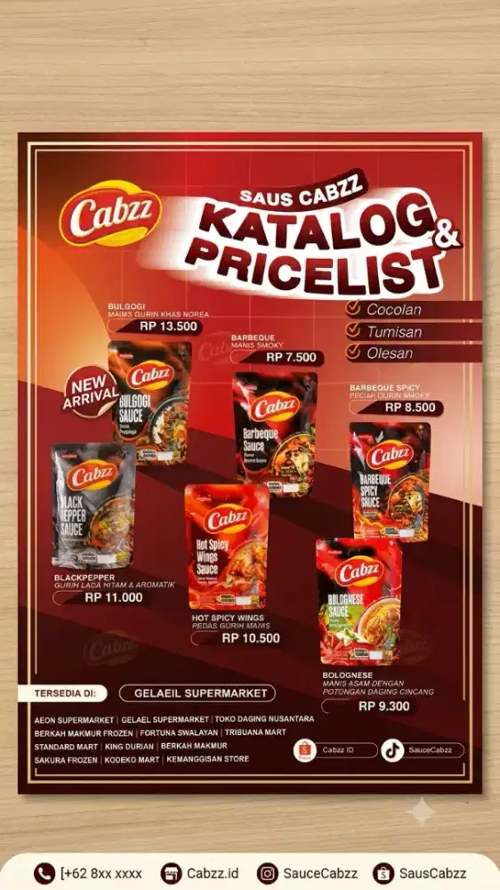 SAUS BAKARAN VARIAN