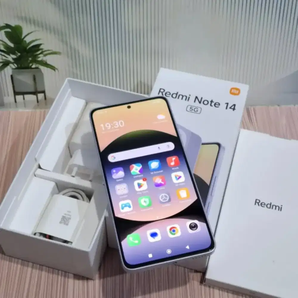 Xiomi note 14 5g ram 8/256 gb fullset mulus