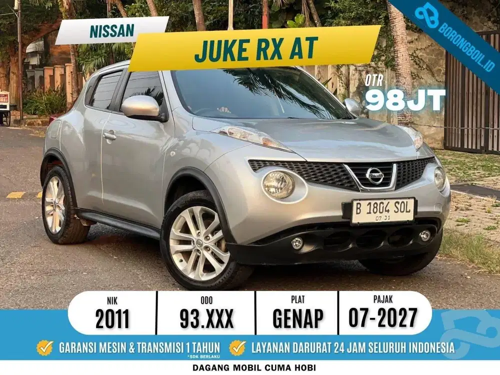 Hatchback Favorit pd Zamannya | Nissan Juke RX Metik 2011 Silver Metal