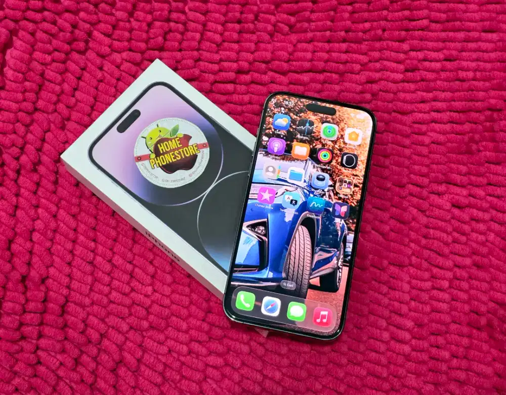 IPhone 14 Pro Max Resmi Indo 128Gb Ungu Bagus