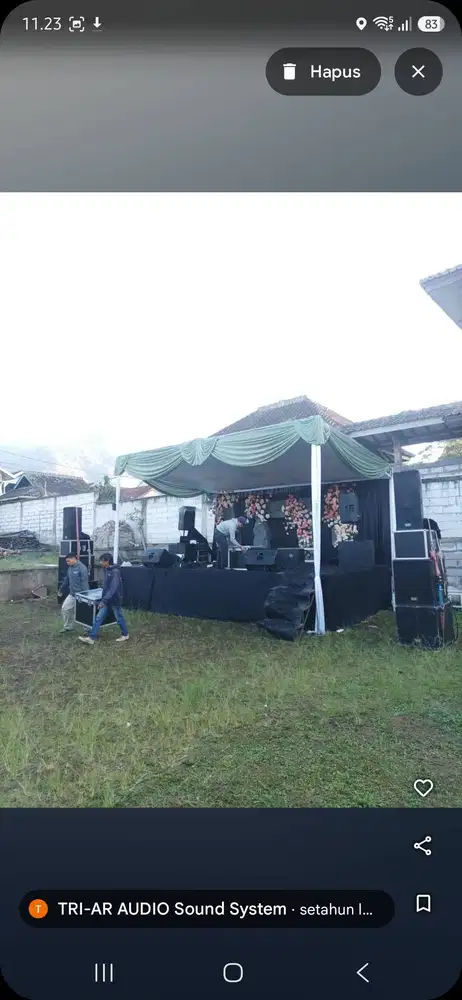 Jual sound system satu set